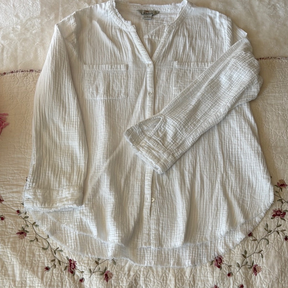 White Button-Up Shirt